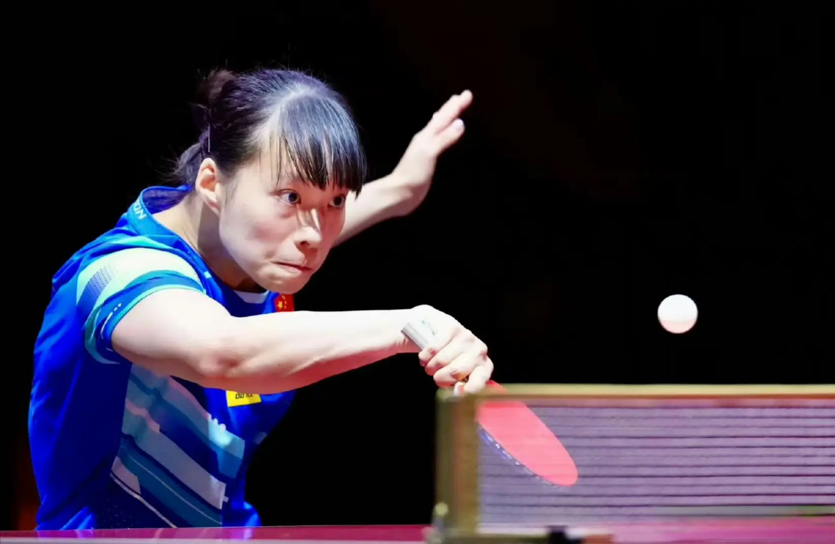 对阵国乒的, 第三局受到, 对手毕竟是